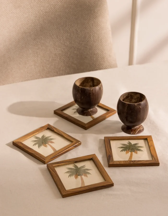 Coconut Coasters (Set of 6)