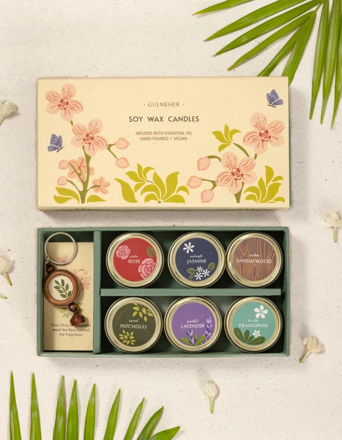 Soy Wax Candles – Set of 6